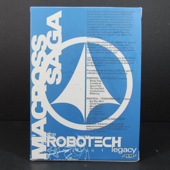 Macross Saga The Robotech Collection 1 Legacy 3 Disc Collector's Edition 2001 - Picture 4 of 11